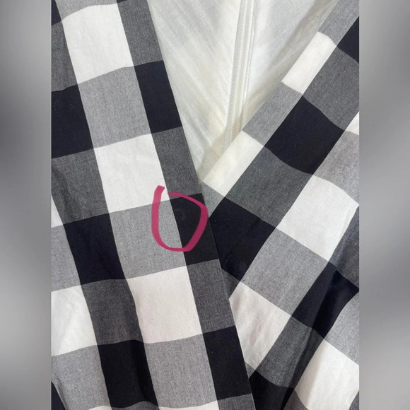 J. Crew Sleeveless Faux-Wrap Midi Dress in Gingham Cotton Poplin Women’s 6 - Picture 6 of 16